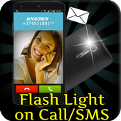 Flash Light On Call And SMS icon