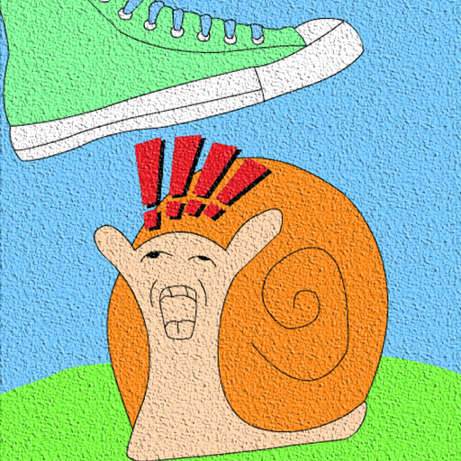 poor snail run icon
