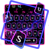 Neon Glisten Keyboard Theme icon