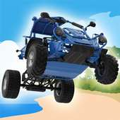 Beach Car: Buggy Racing