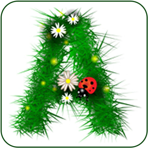 Green Leaf Letters icon