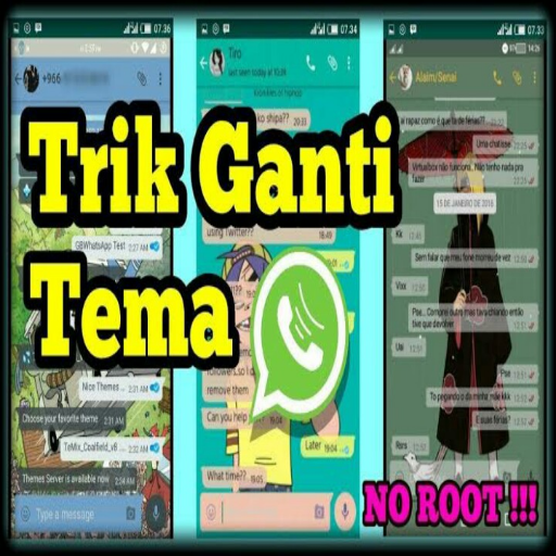 ikon Cara Membuat WA Berwarna