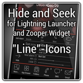 Hide and Seek - "Line" icon