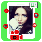 Free Kik video calls Record icon