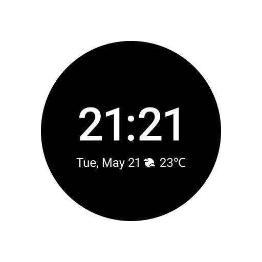 Pixel Minimal Watch Face icon
