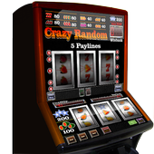 slot machine crazy random icon