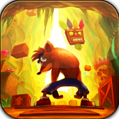 Super bandicoot adventure run icon