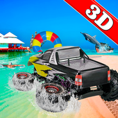 Beach Water Surfer Buggy Racing icon