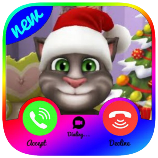 Tom's Talking Call You : Fake Video Call icon