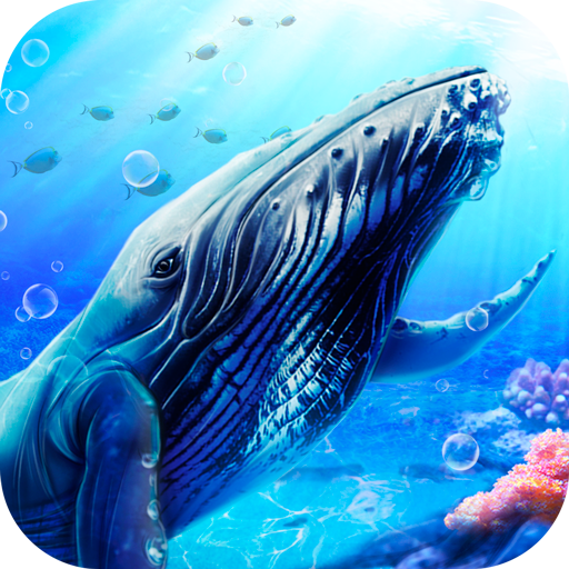 Ocean Mammals: Blue Whale Marine Life Sim 3D icon