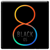 launcher for iphone 8 black icon