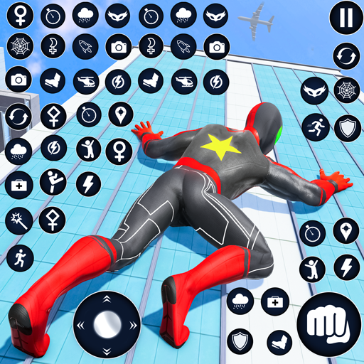 Spider Fighter Rope Hero Game icon