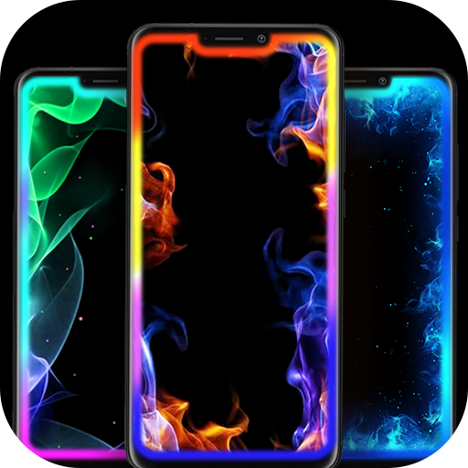 Neon Edge Lighting Live Wallpapers icon