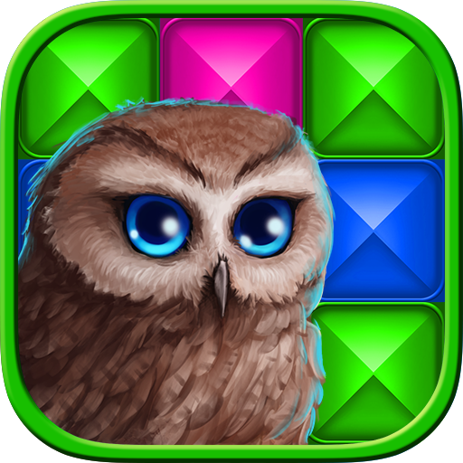 Pixel art. Color cross in the Owls' Kingdom icon