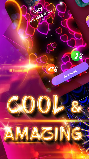 Colorful Theme Call Phone Screen screenshot 5