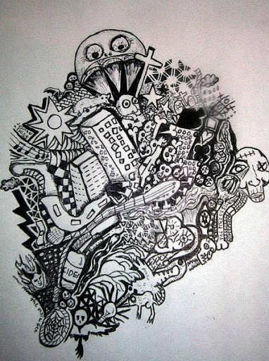 100 Popular Doodle Drawing Arts screenshot 4