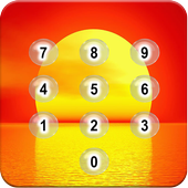 Sun Set Pin Screen Lock icon