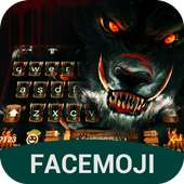 Evil Blood Wolf & Dark Forest Keyboard Theme on 9Apps