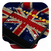 UK Theme -Kitty Emoji Keyboard أيقونة