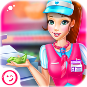 Dress Up Supermarket Cashier icon