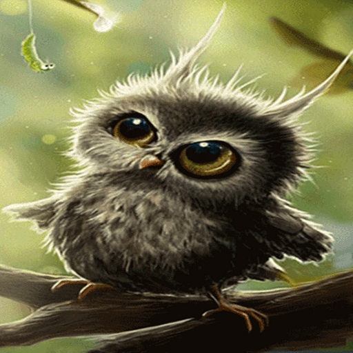 Cute Small Owl LWP icon