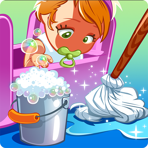 Little Girl House Cleanup icon