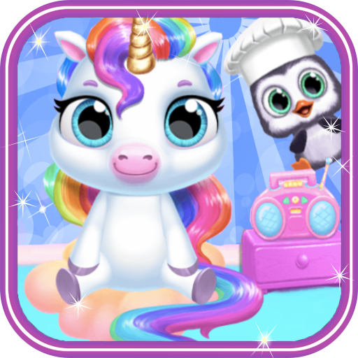 unicorn virtual pet game icon