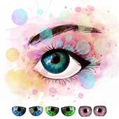 Eye Color Changer Photo Editor With Eye Stickers