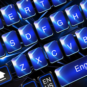 Blue Classic Keyboard icon