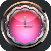 Pink Watch Face for Girls icon