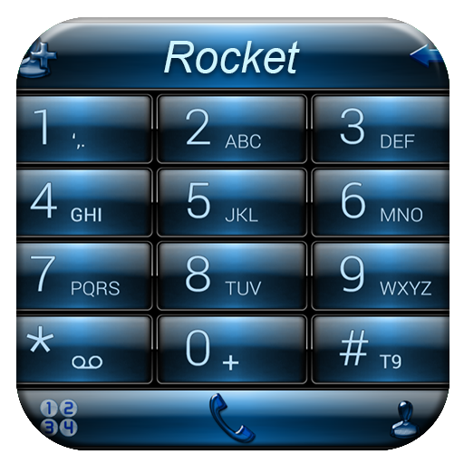 Theme x Drupe and RocketDial Dusk Blue icon