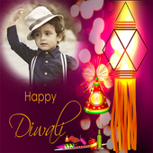 Happy DIwali Photo Frame icon