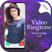 Full Screen Video Ringtone for Incoming Call icon