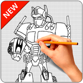 How to Draw Robot Characters icon