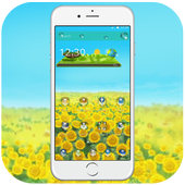 Green Sunshine Sunflower Theme icon