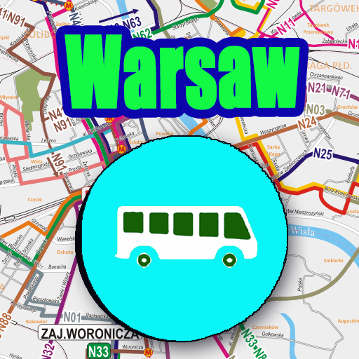 Warsaw Bus Map Offline icon