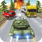 City Tank Traffic Driving icon