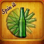 Spin the bottle bottle and win prizes icon