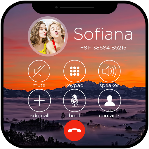 Phone X Dialer : Phone X Call Screen icon