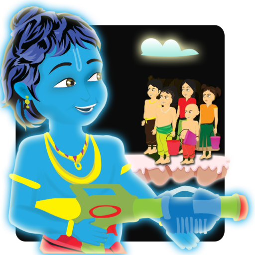 Krishna Water Fight: Holi icon