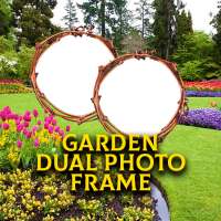 Beautiful Garden Double Photo Frame Application on 9Apps