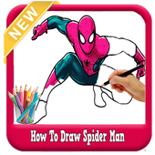 How to Draw : Spiderman *Easy Step* icon