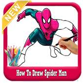 How to Draw : Spiderman *Easy Step* on 9Apps