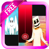 Marshmello piano tiles pro icon