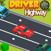 Blocky Driver Highway: Traffic Racer Game иконка