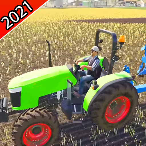 Tractor Trolley Farming Simulator icon