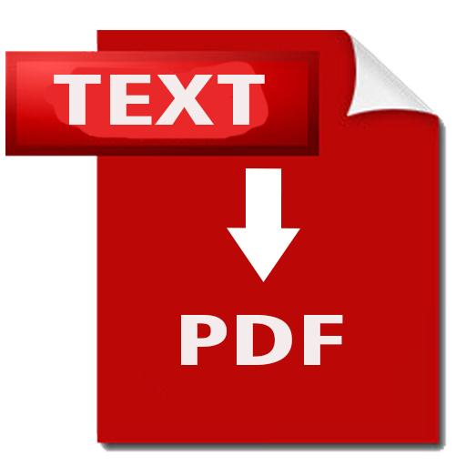 Text To Pdf Converter icon