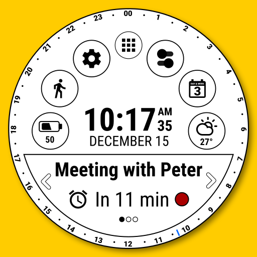 Calendar Watch Face أيقونة