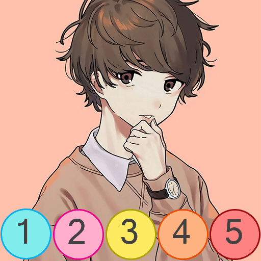 Anime Boy Paint By Number icon