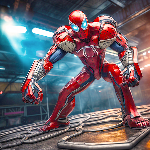 Robot Superhero Spider Fighter icon
